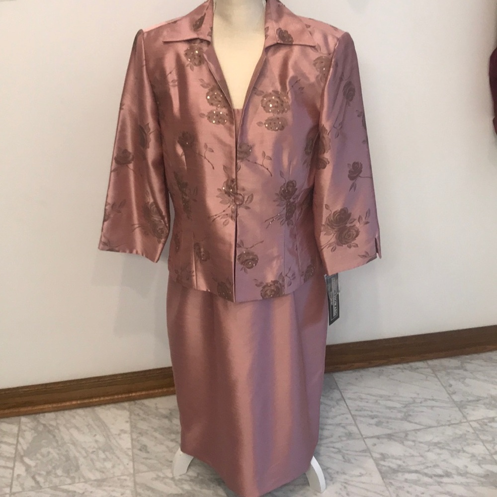 Light Pink Two Piece Dress / Jacket